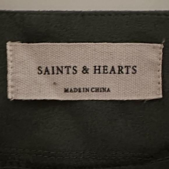 Elegant Olive Fringed Skirt - Picture 2 of 3